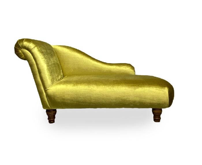 Classic Medium Chaise Longue in Allure Chartreuse 