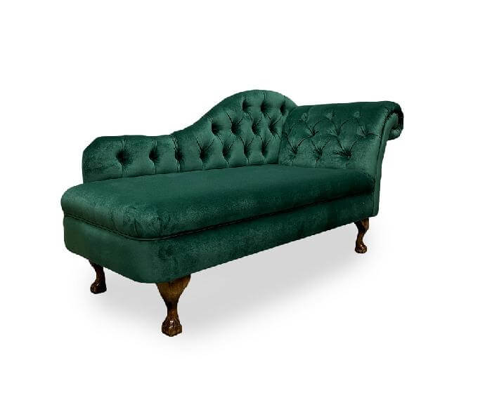 Antique XL Chaise Longue in Riga Spruce