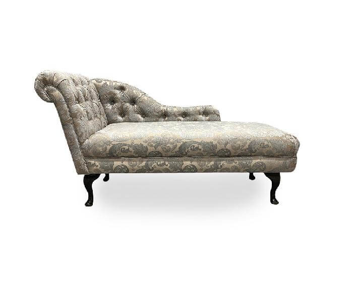 Antique Large Chaise Longue in Hamilton Slate