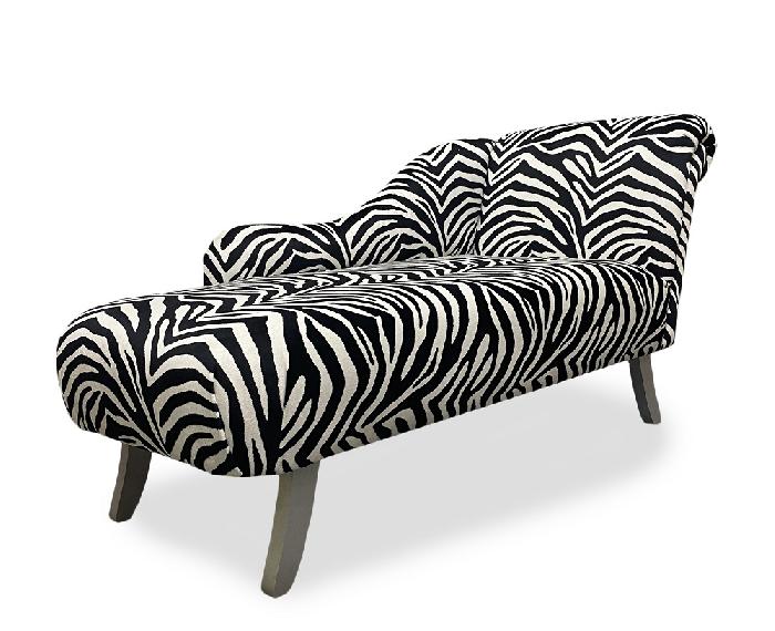 Classic Large Chaise Longue in Zebra